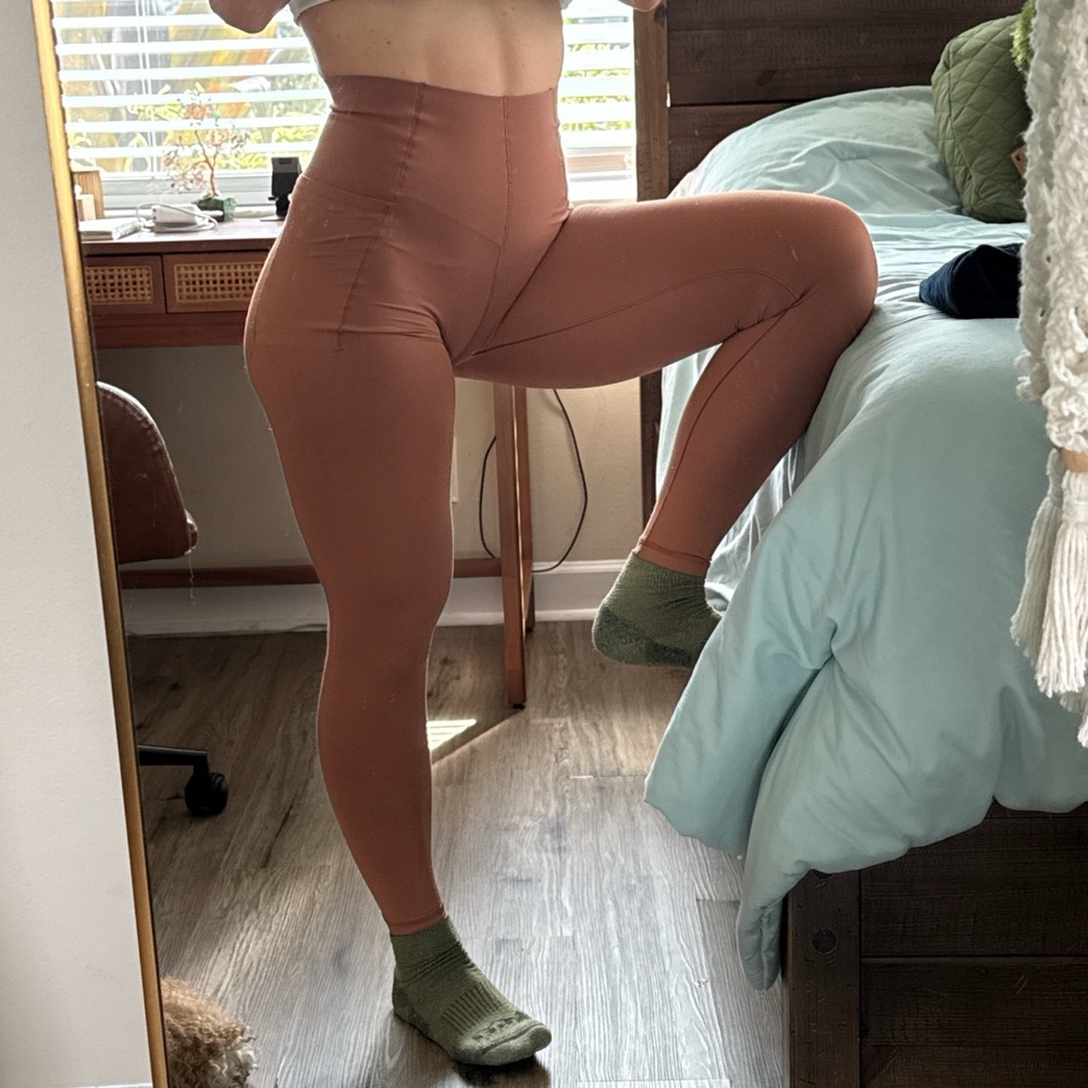 Offline by Aerie High-Waist orange / rust Active Leggings